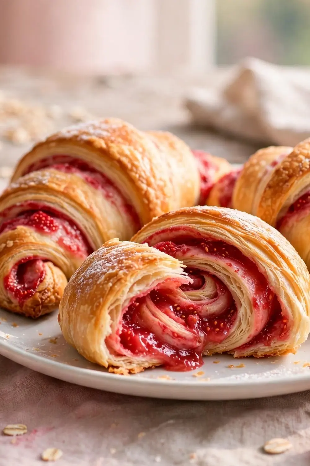 raspberry crescent rolls idea