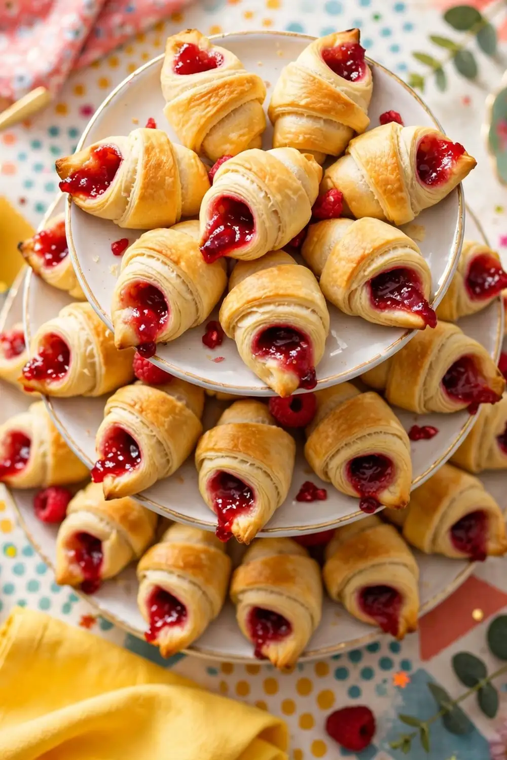 raspberry crescent rolls idea
