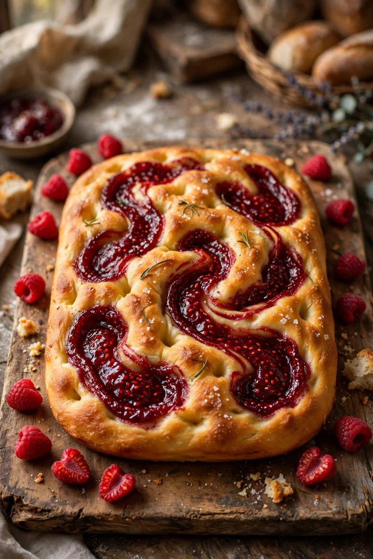 21 Raspberry Jam Focaccia Ideas for Sweet Bakery-Style Bites