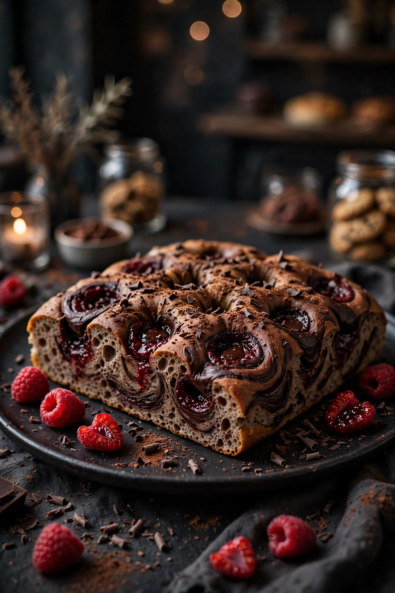 raspberry jam focaccia idea 06