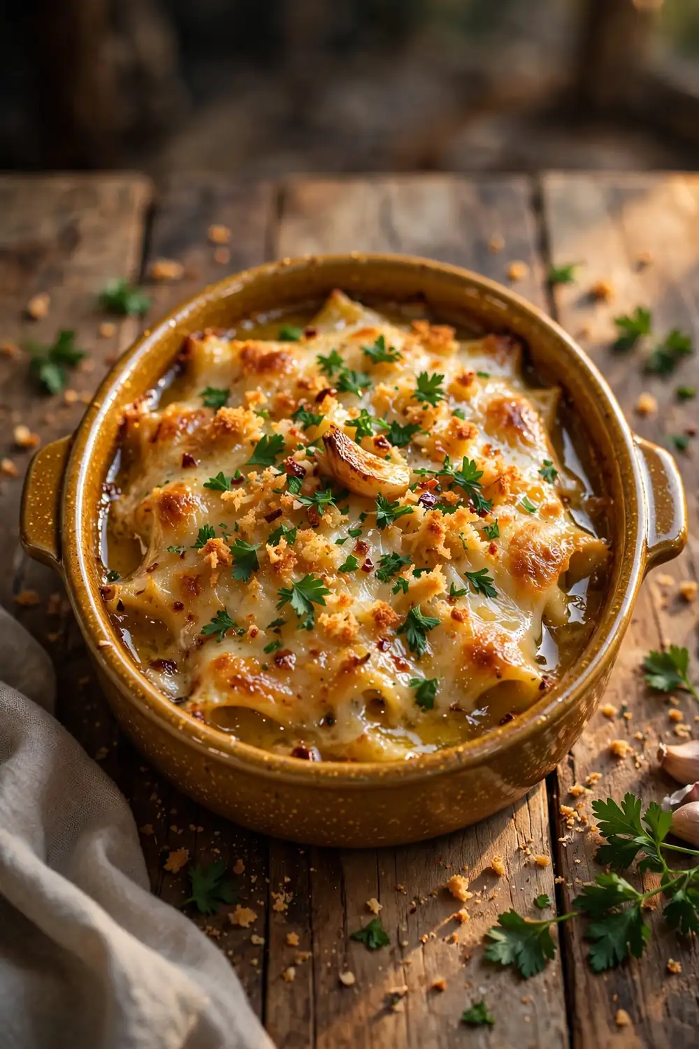 Garlic butter layers