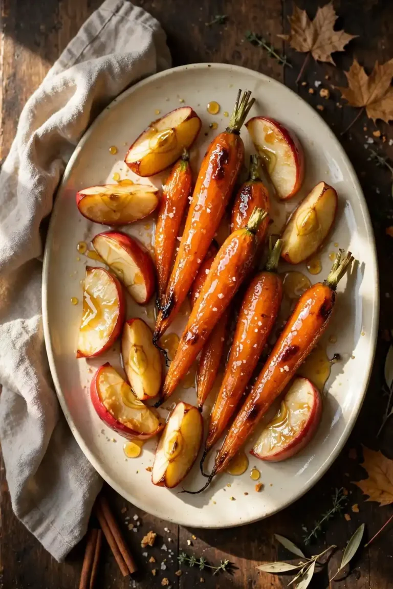roasted carrots and apples 01
