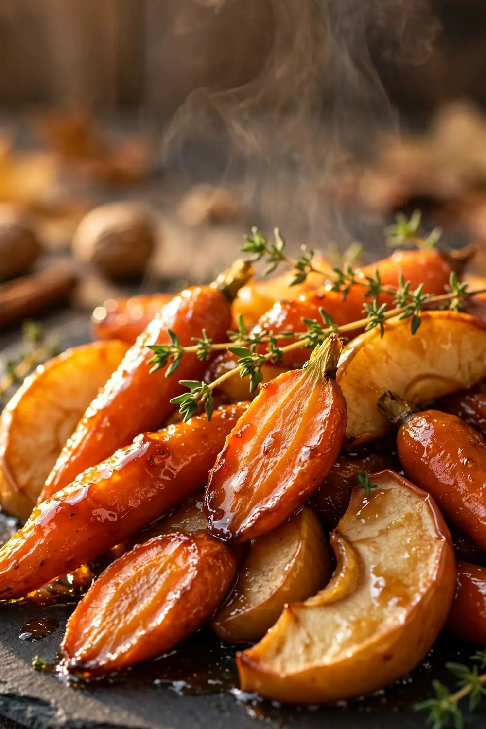 roasted carrots and apples 02