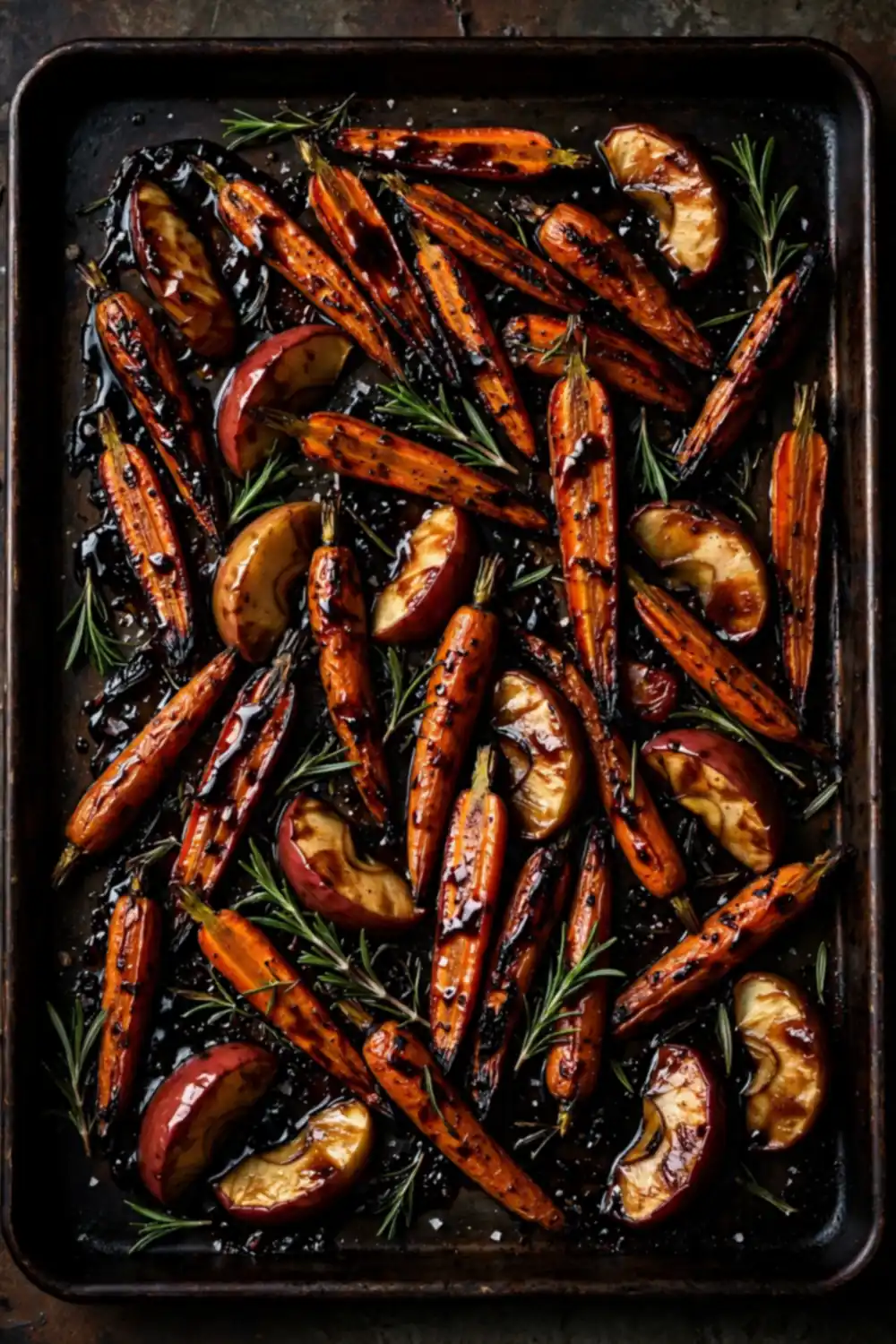 roasted carrots and apples 04
