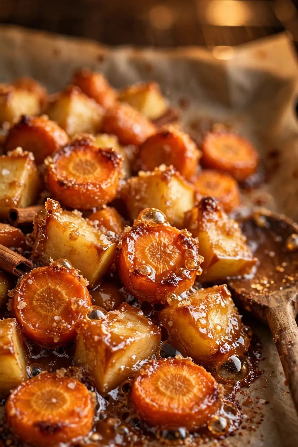 roasted carrots and apples 05