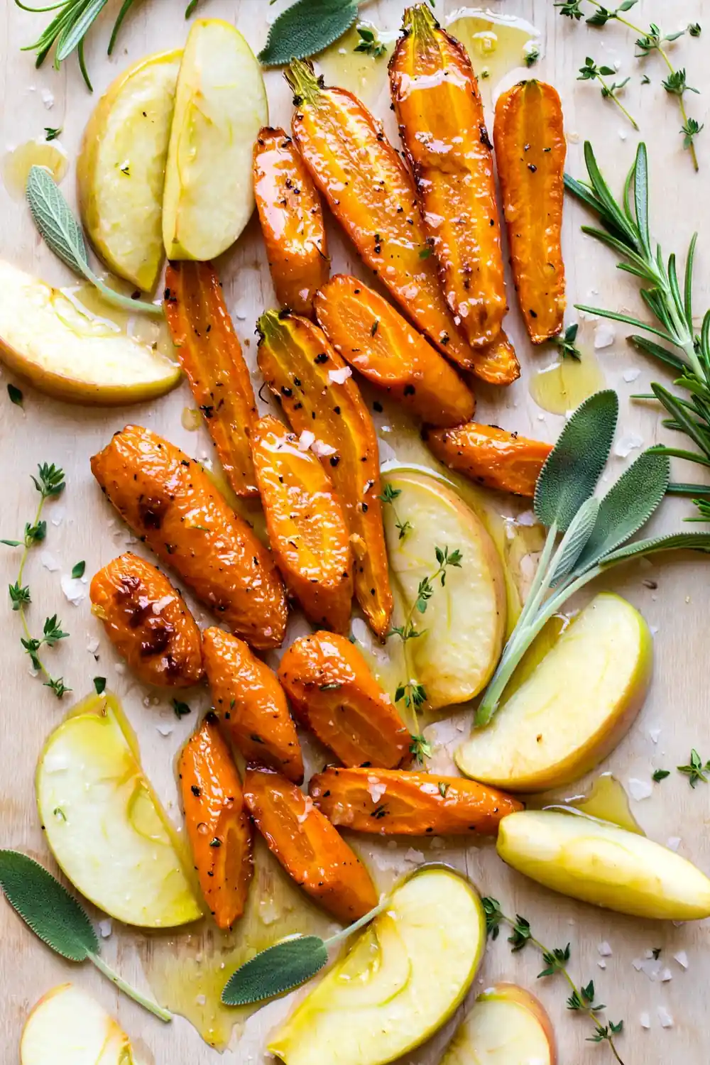 roasted carrots and apples 06