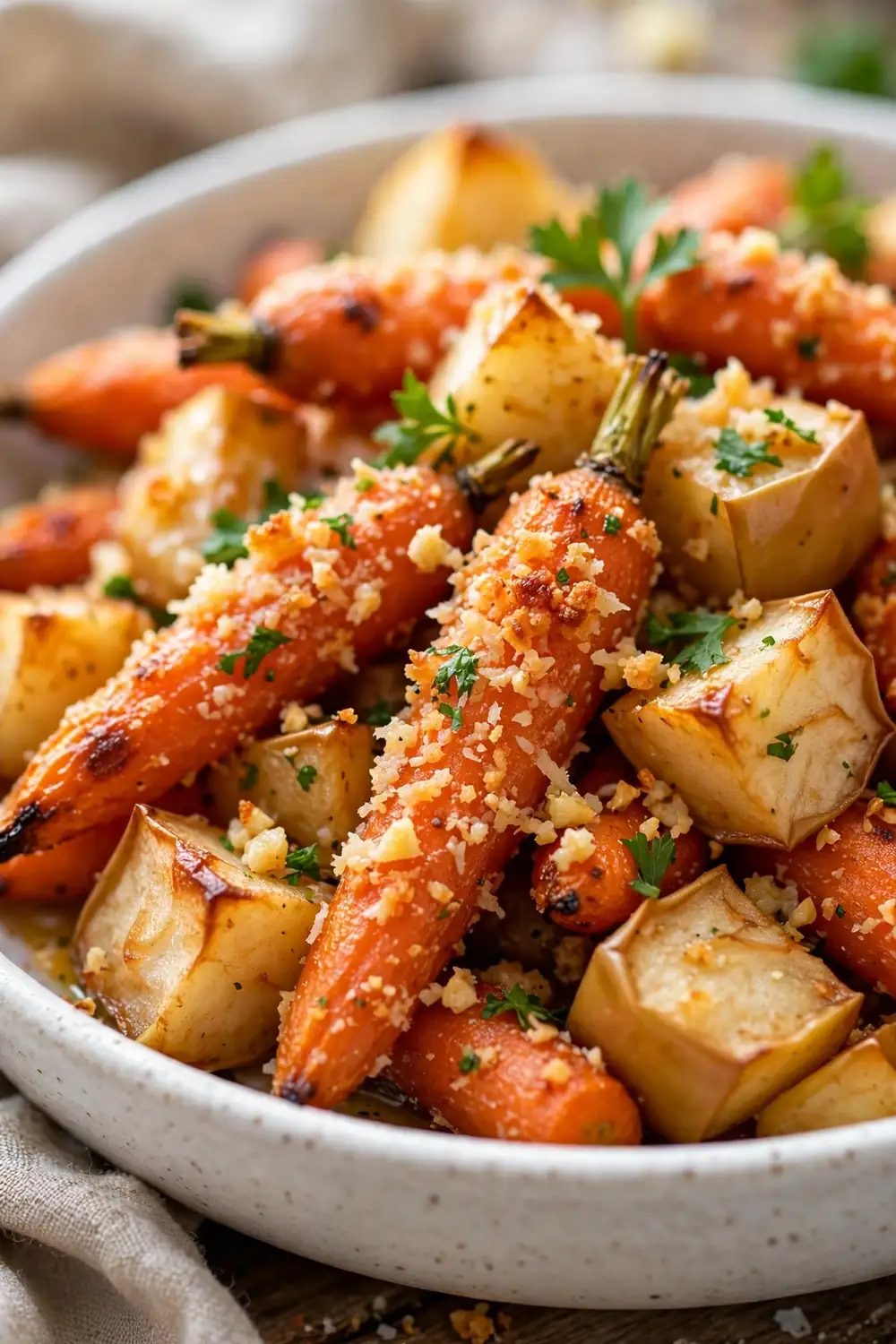 roasted carrots and apples 08