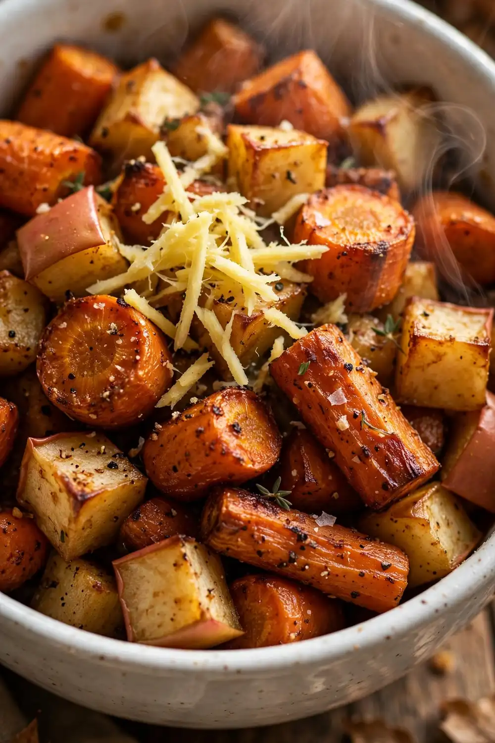roasted carrots and apples 15