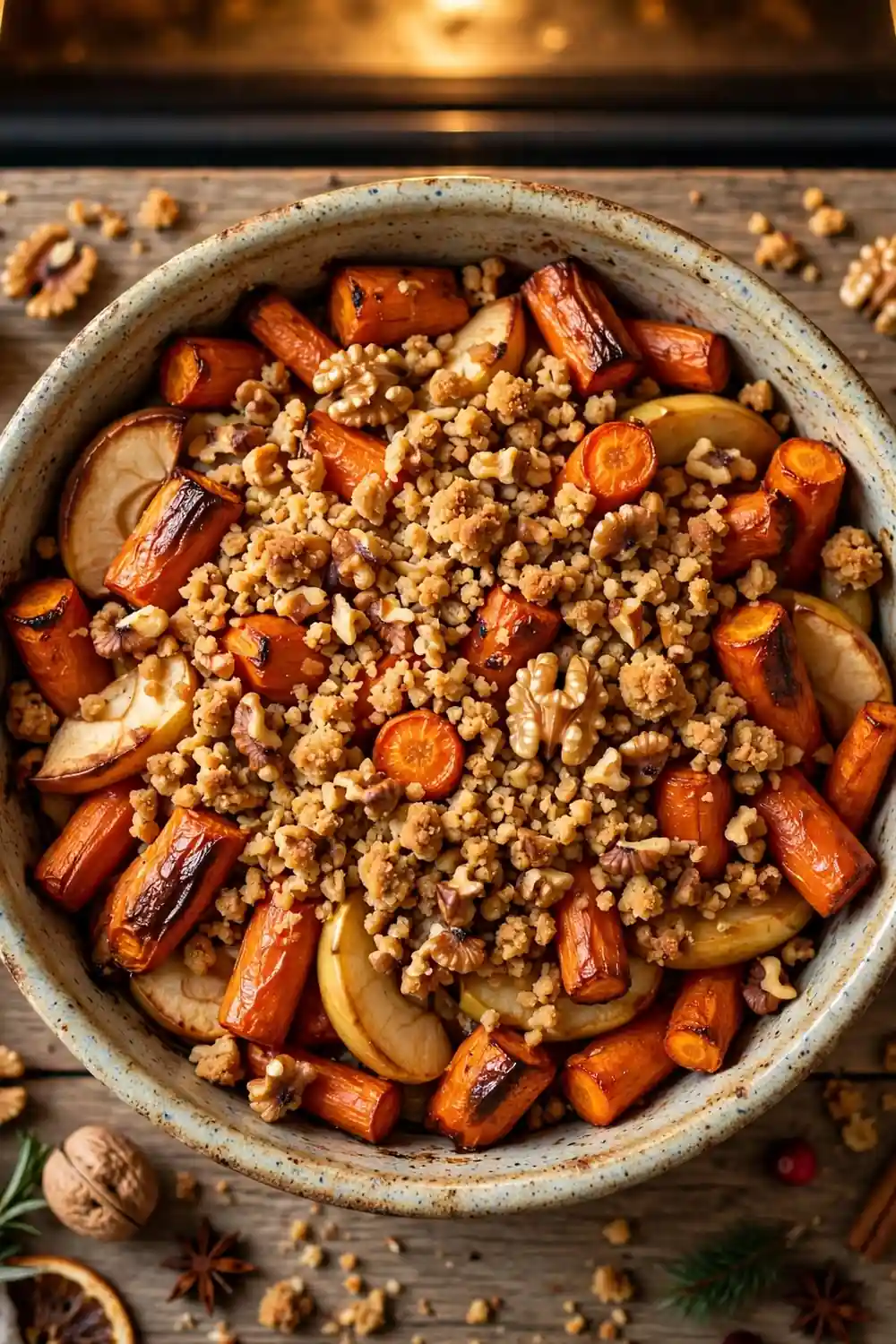 roasted carrots and apples 16