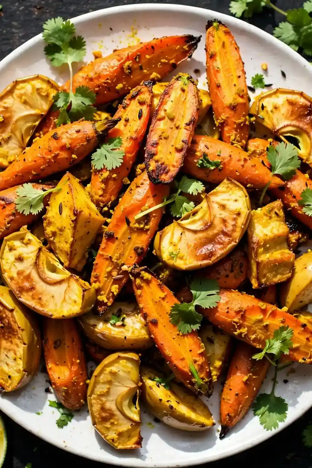 roasted carrots and apples 18
