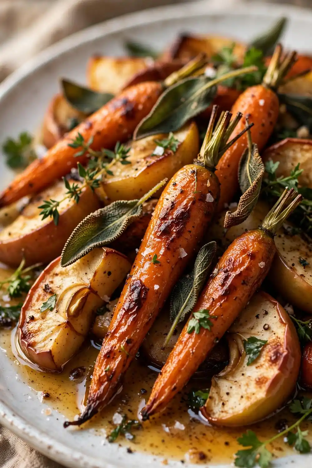 roasted carrots and apples 19