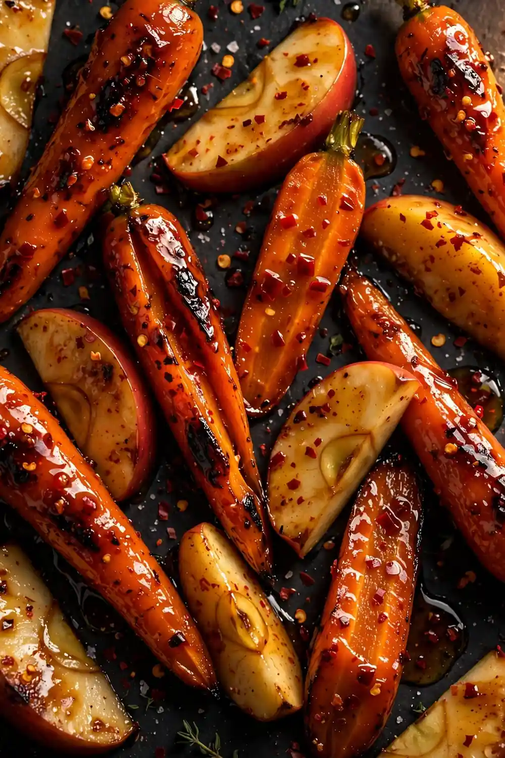 roasted carrots and apples 21