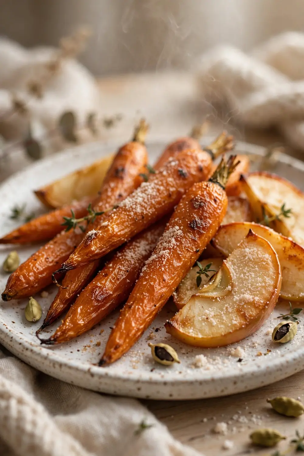 roasted carrots and apples 25