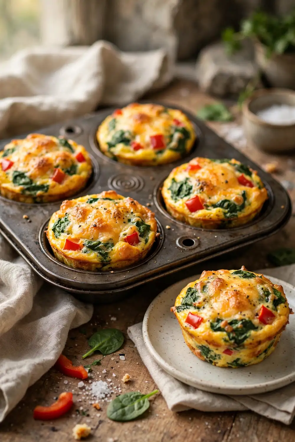 Egg Muffin Cups - healthy meal prep lunches
