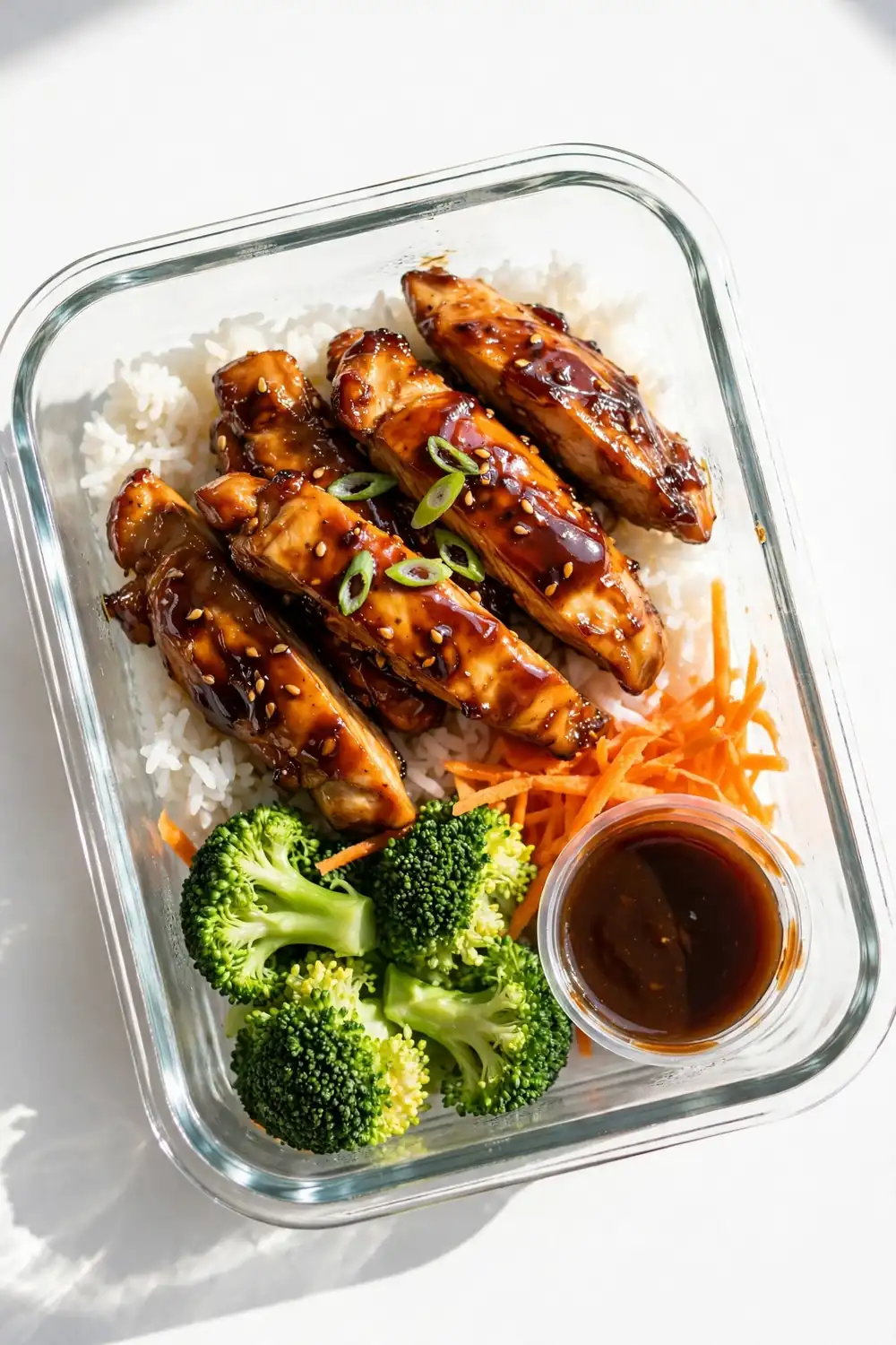 Teriyaki Chicken Rice - healthy meal prep lunches