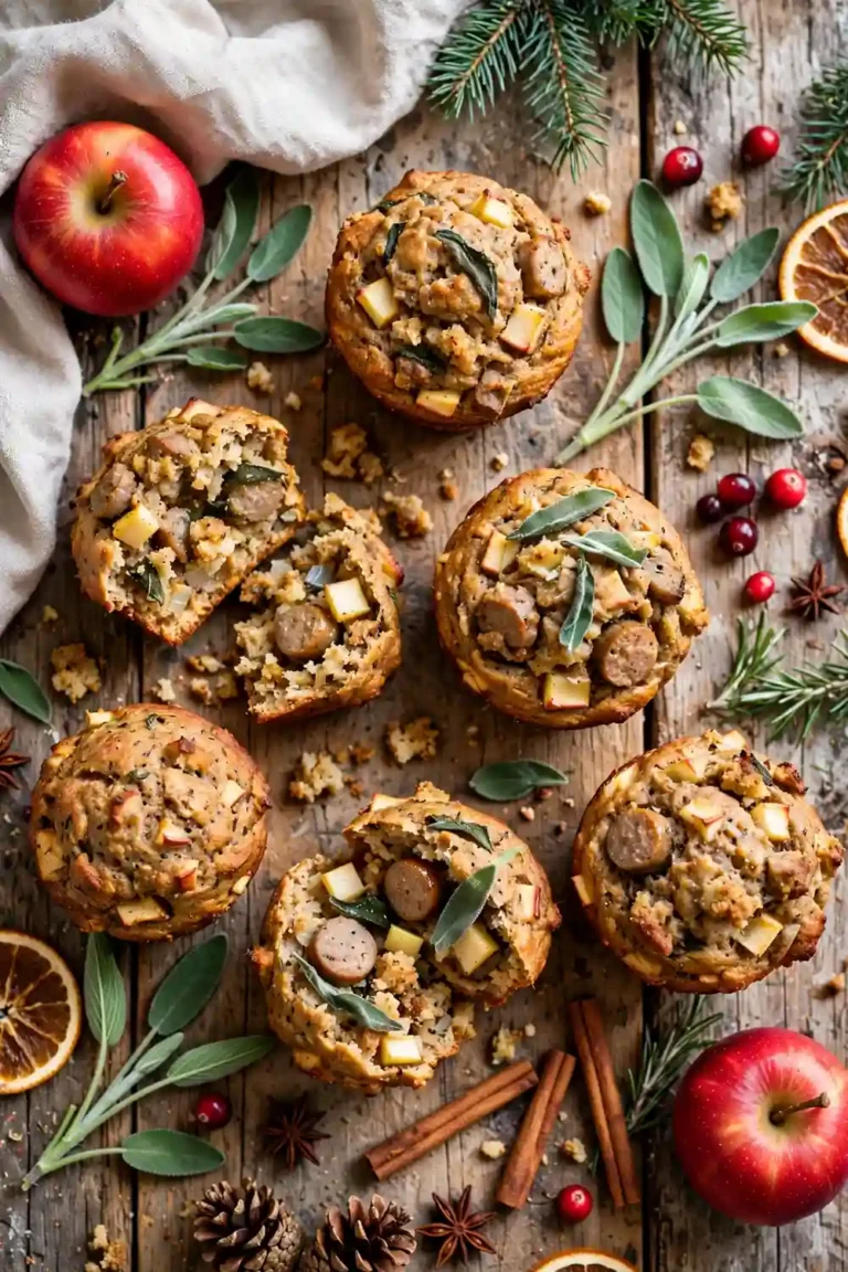 25 Sausage Apple Stuffing Muffins for Savory Holiday Joy