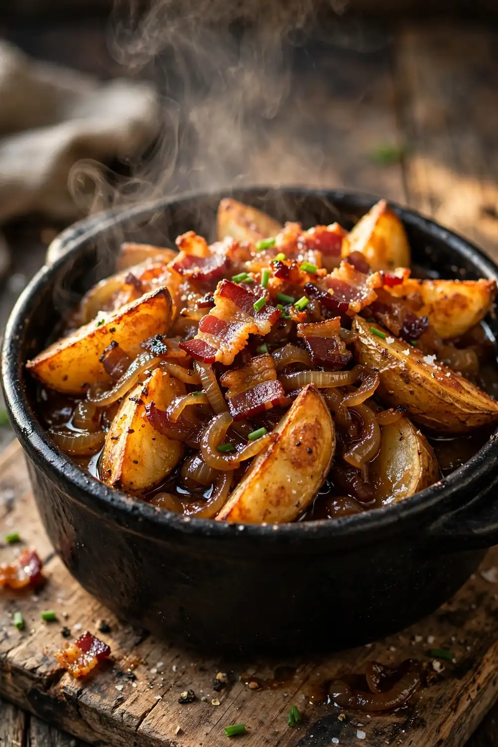 slow cooker onion potatoes 05