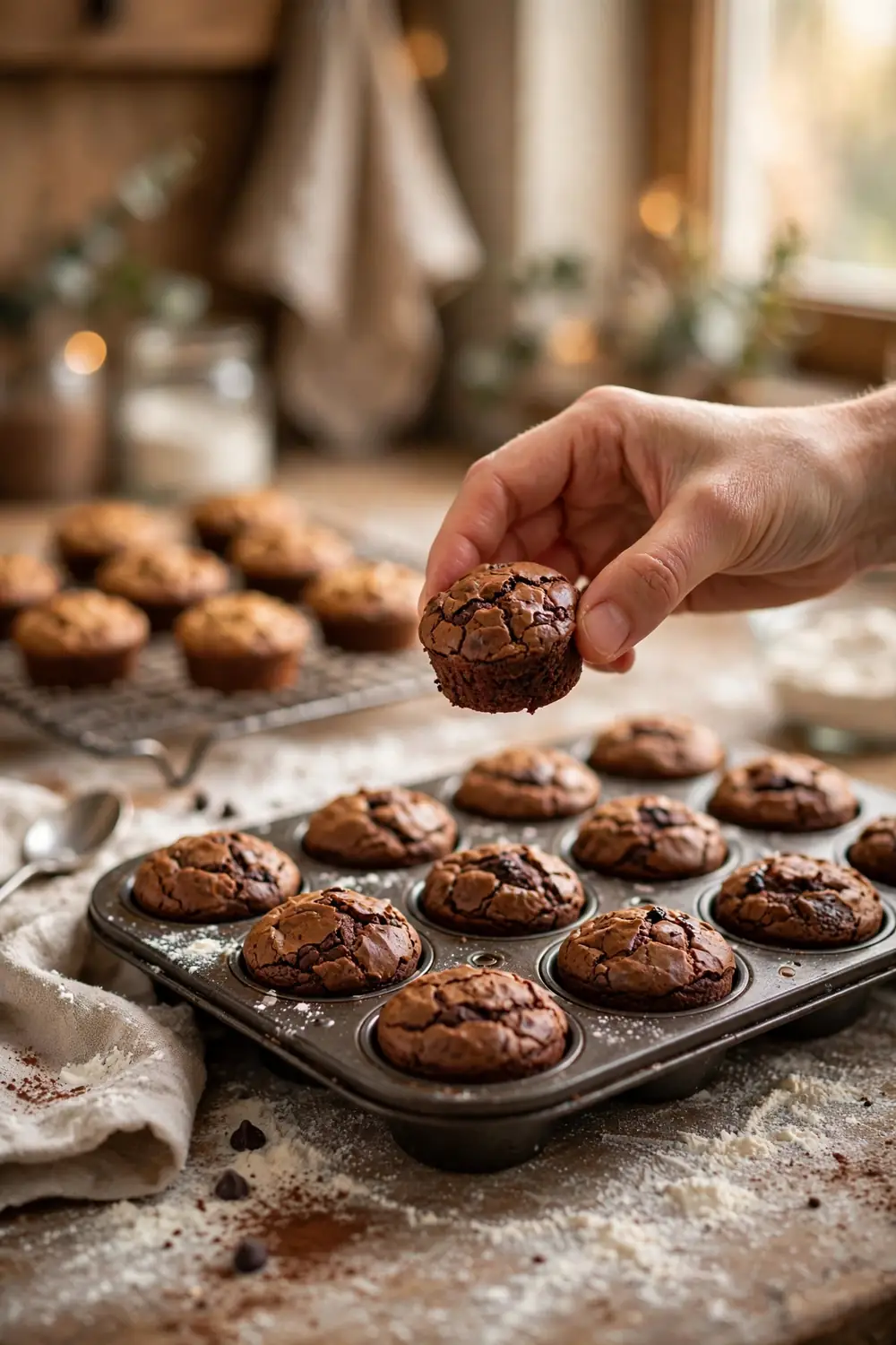 Snickers Brownie Bites 07