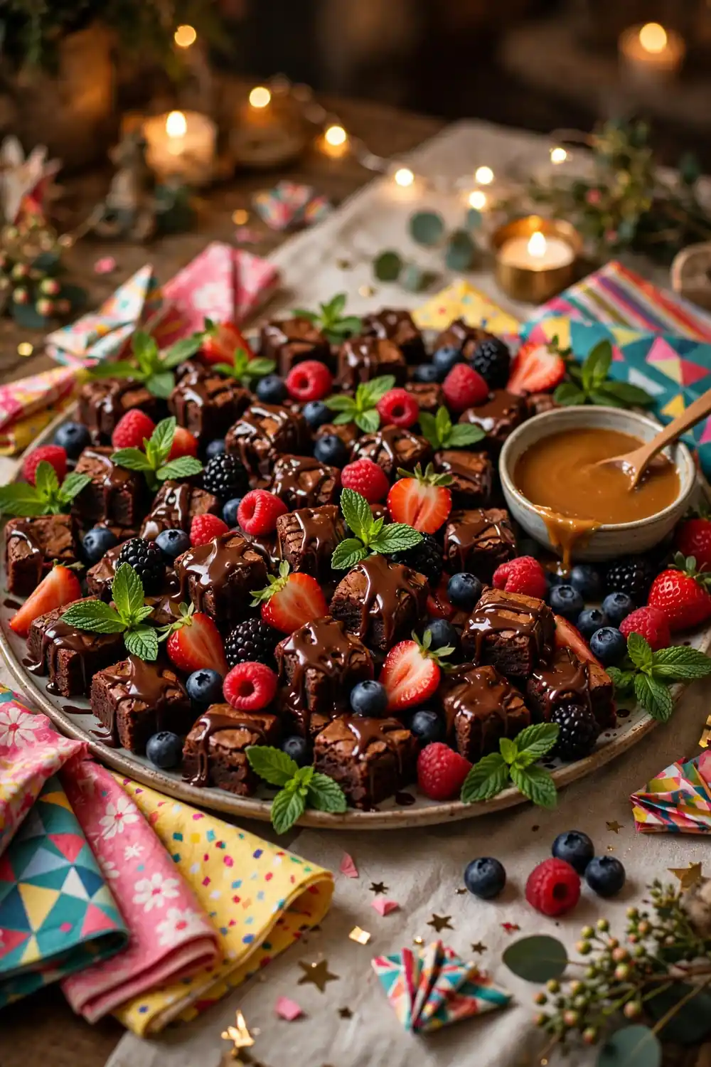 Snickers Brownie Bites 10