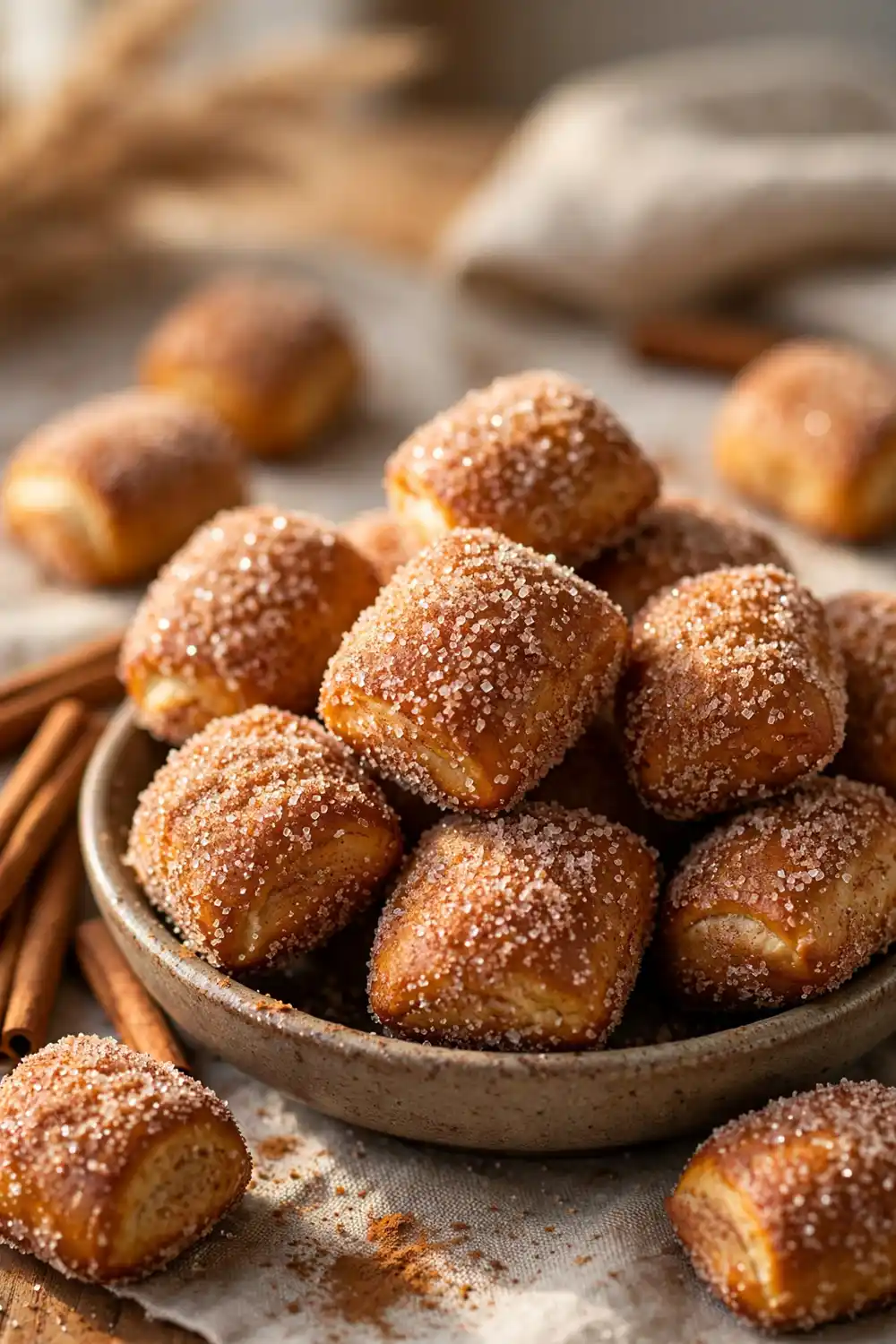 Soft pretzel bites