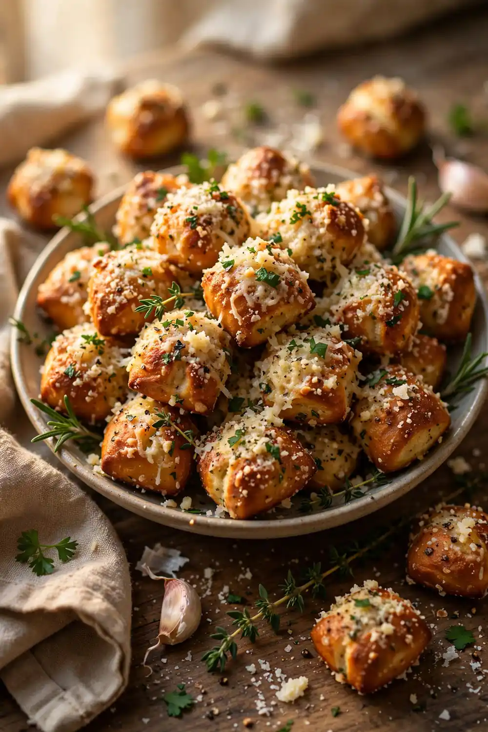 Soft pretzel bites