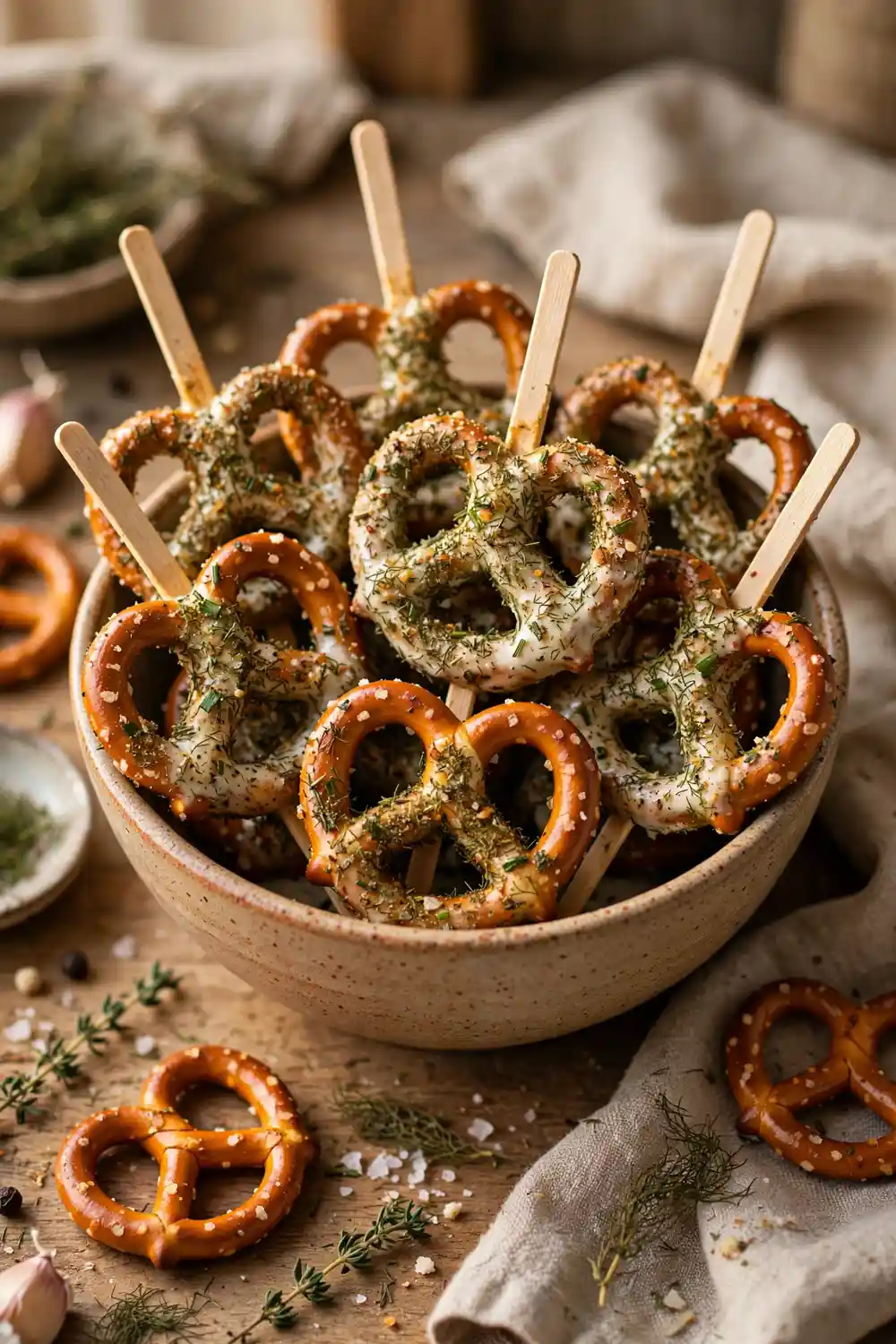 Soft pretzel bites