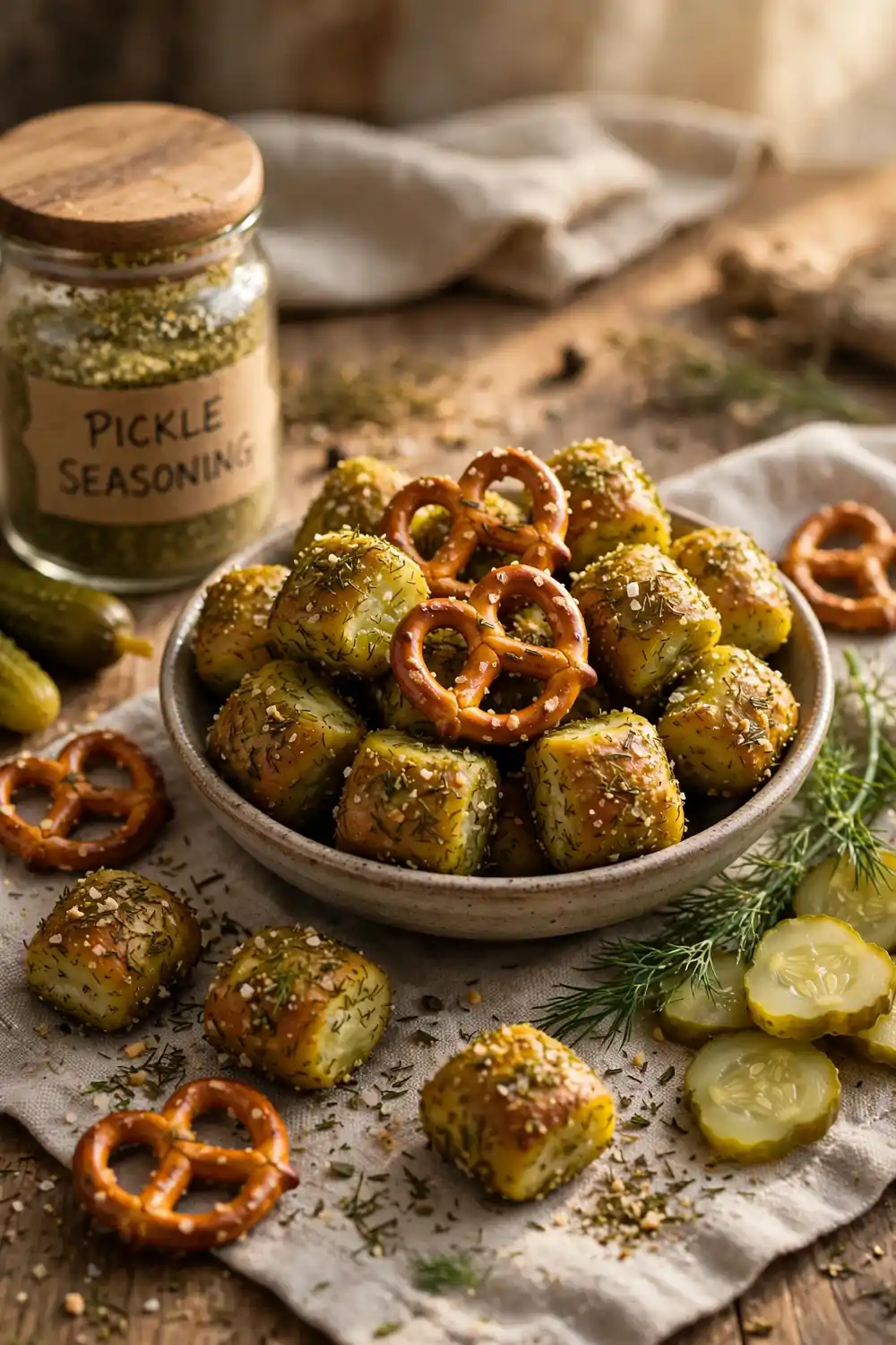 Soft pretzel bites