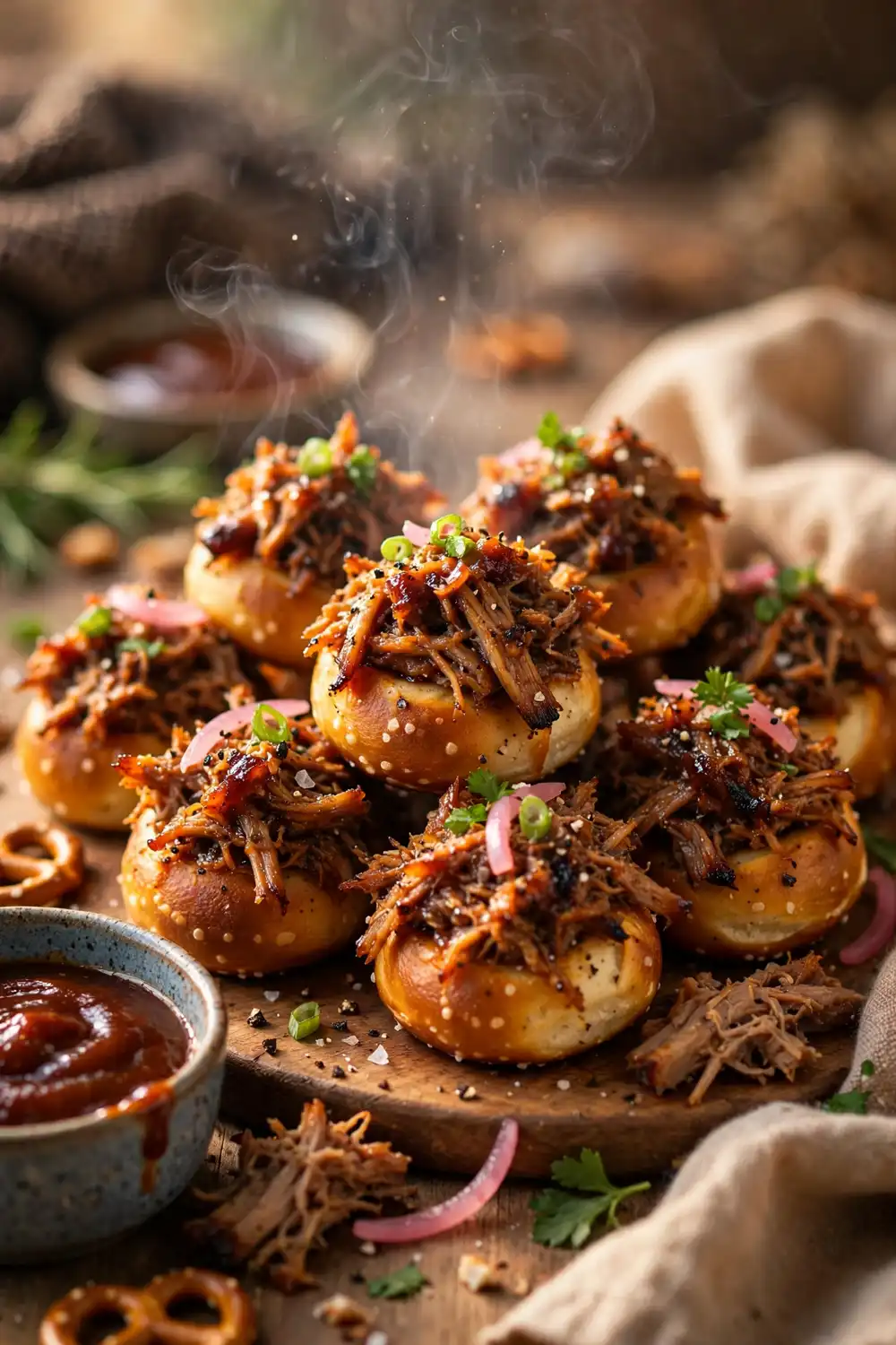 Soft pretzel bites