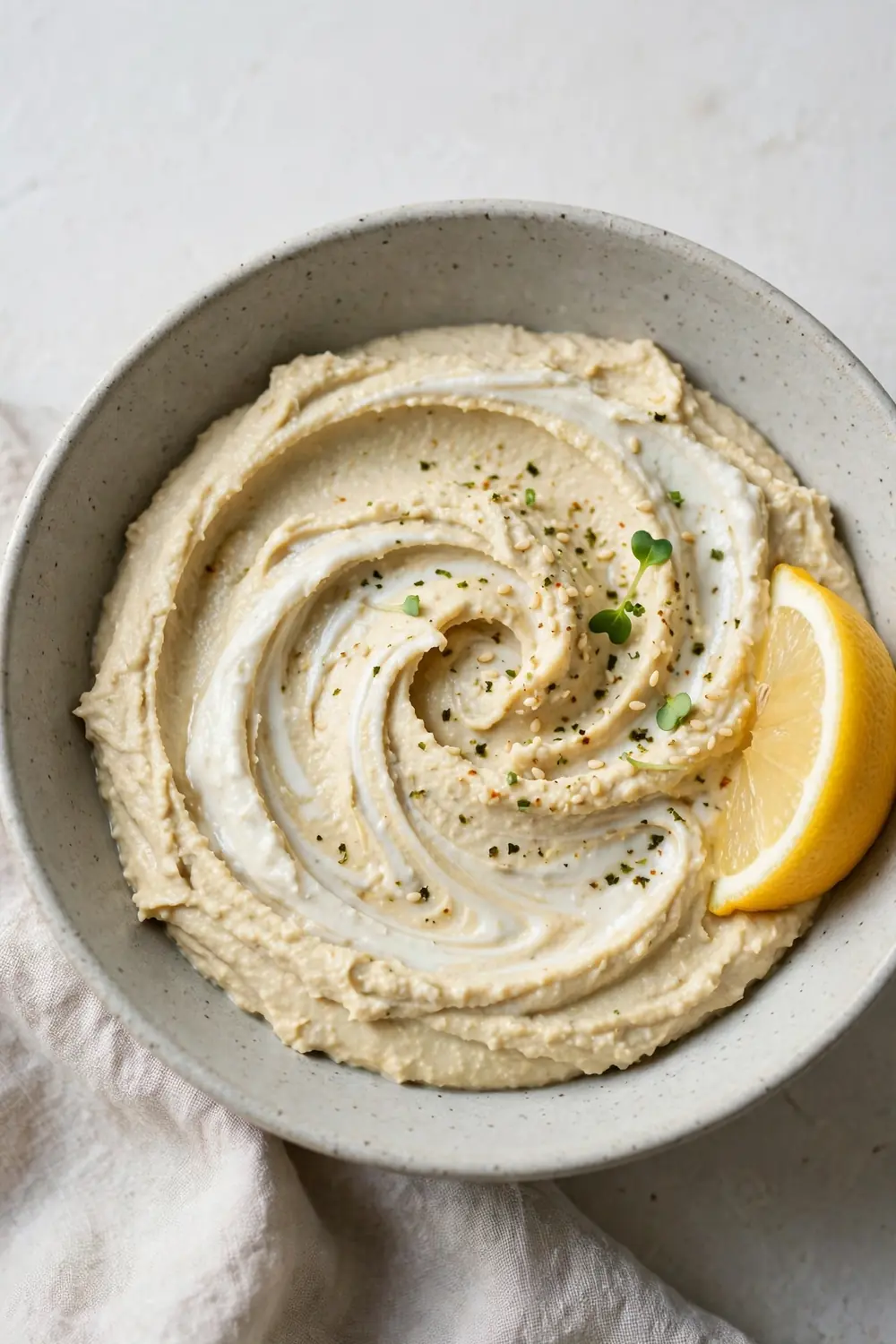 Miso umami sesame hummus