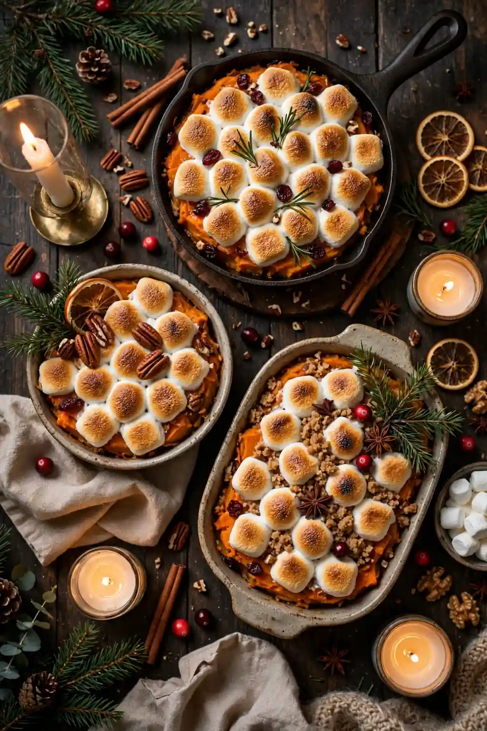Sweet potato casserole with marshmallows 01