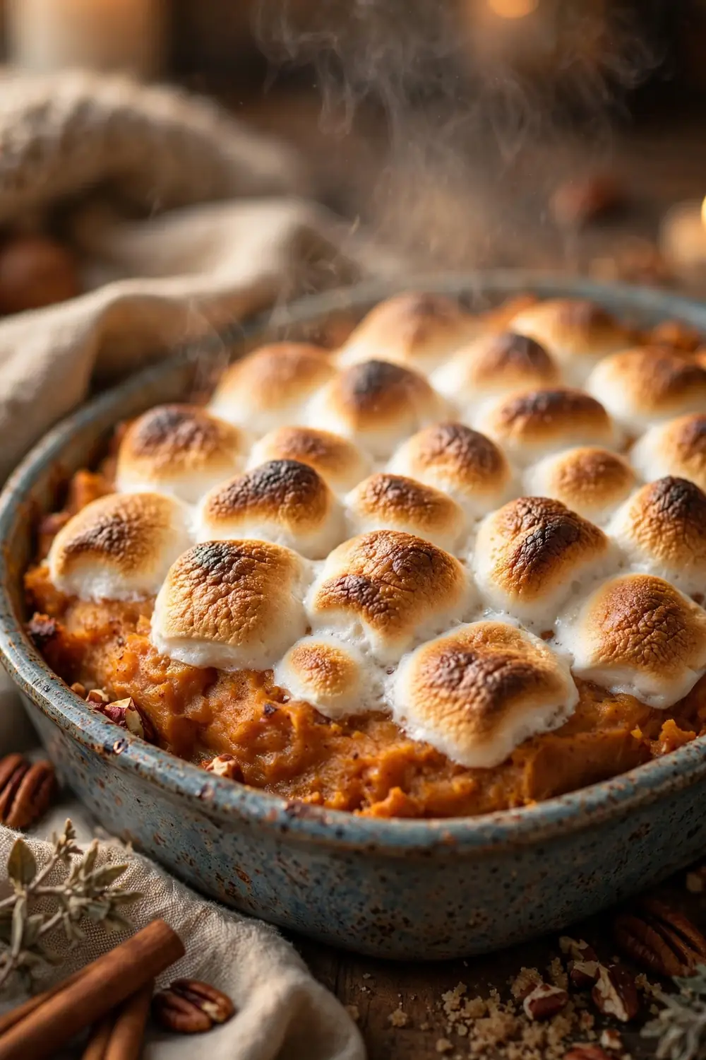 Sweet potato casserole with marshmallows 02