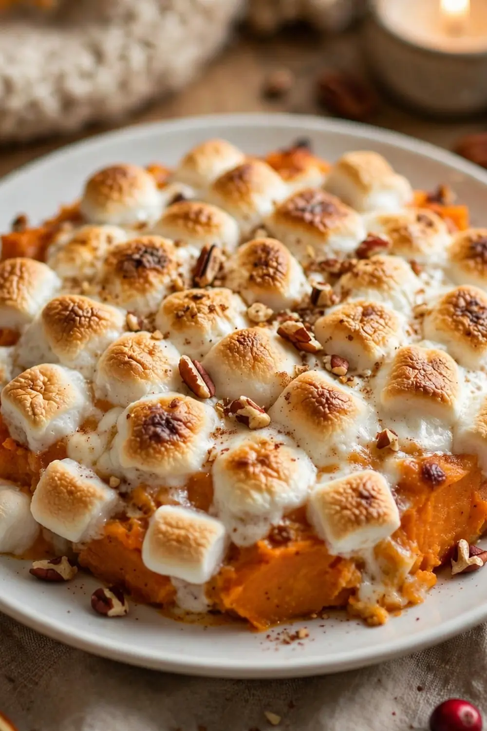 Sweet potato casserole with marshmallows 05