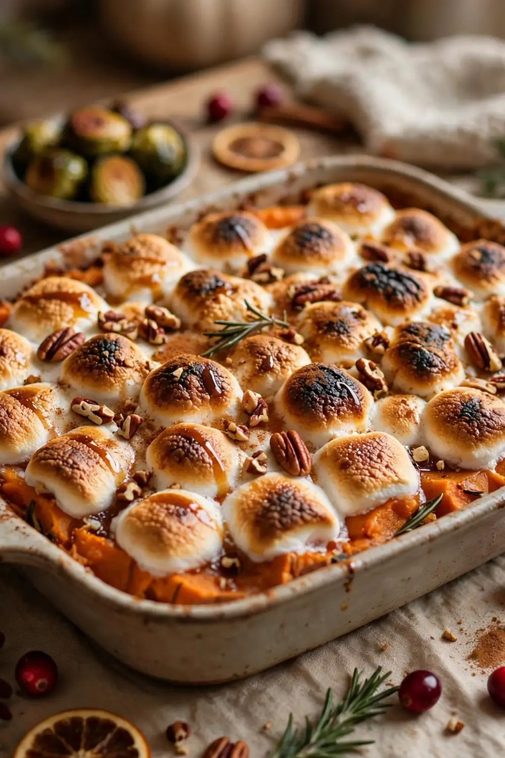Sweet potato casserole with marshmallows 07