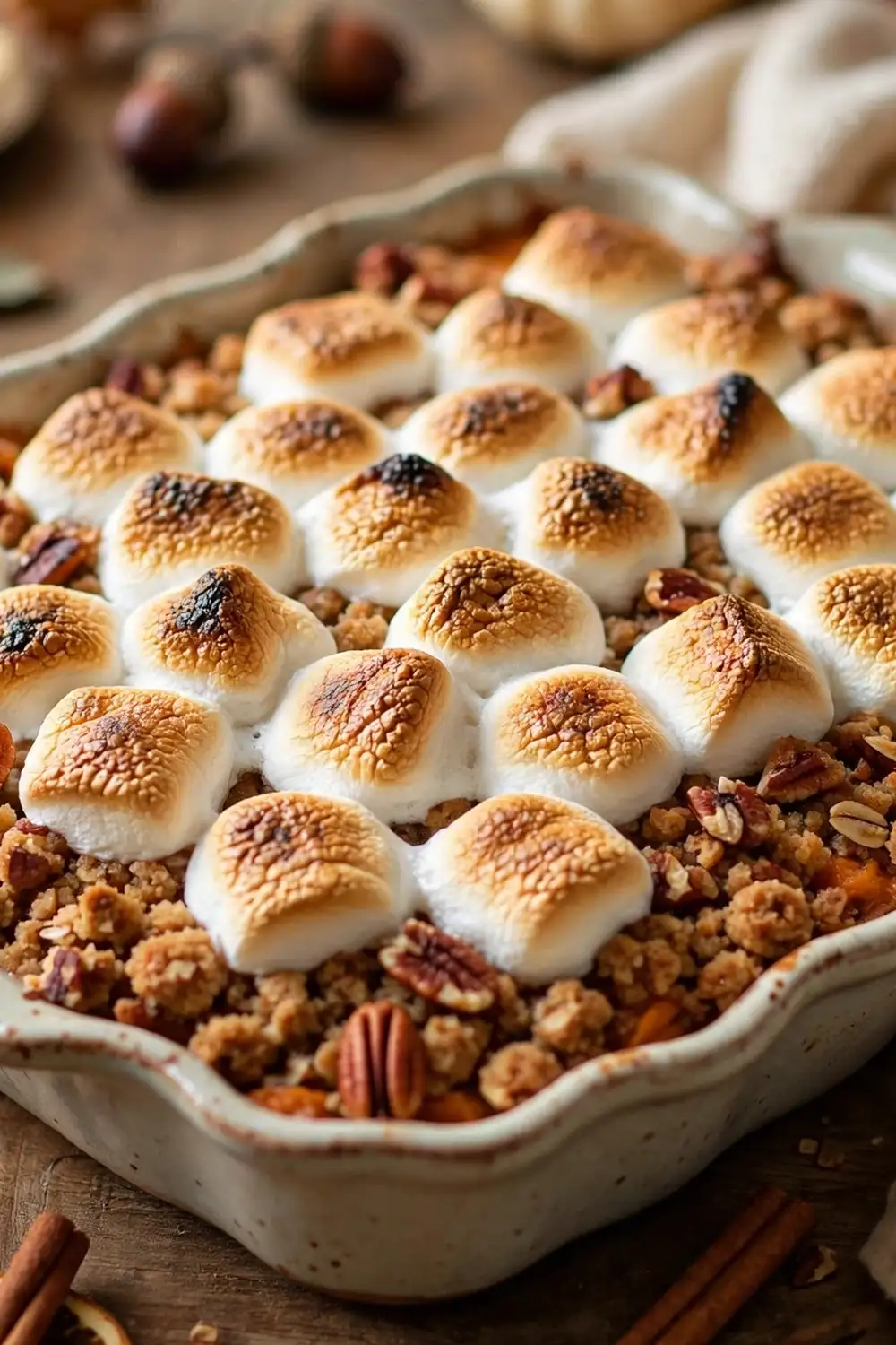 Sweet potato casserole with marshmallows 10