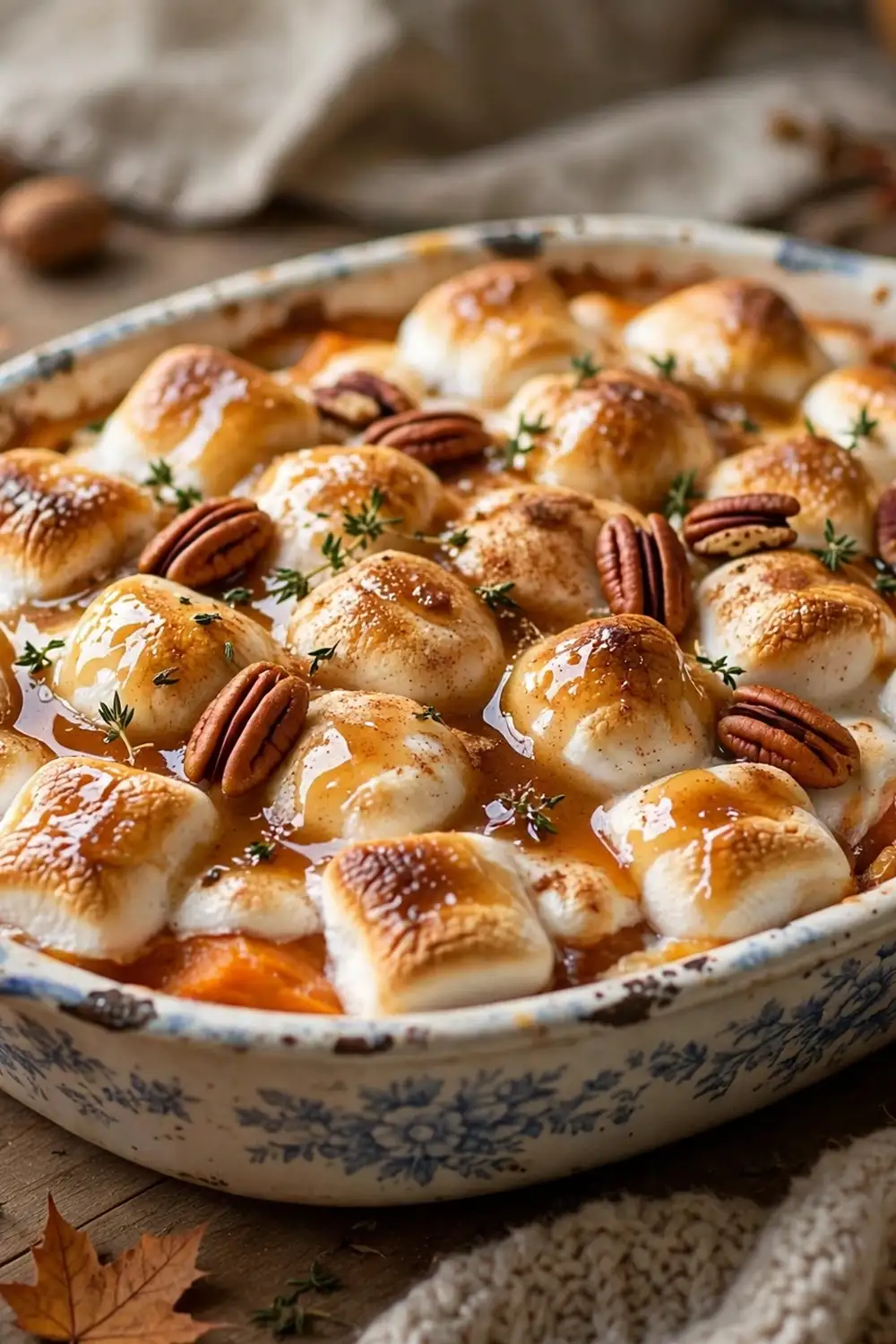 Sweet potato casserole with marshmallows 11