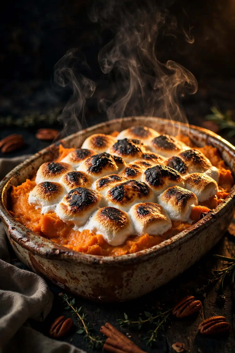 Sweet potato casserole with marshmallows 13