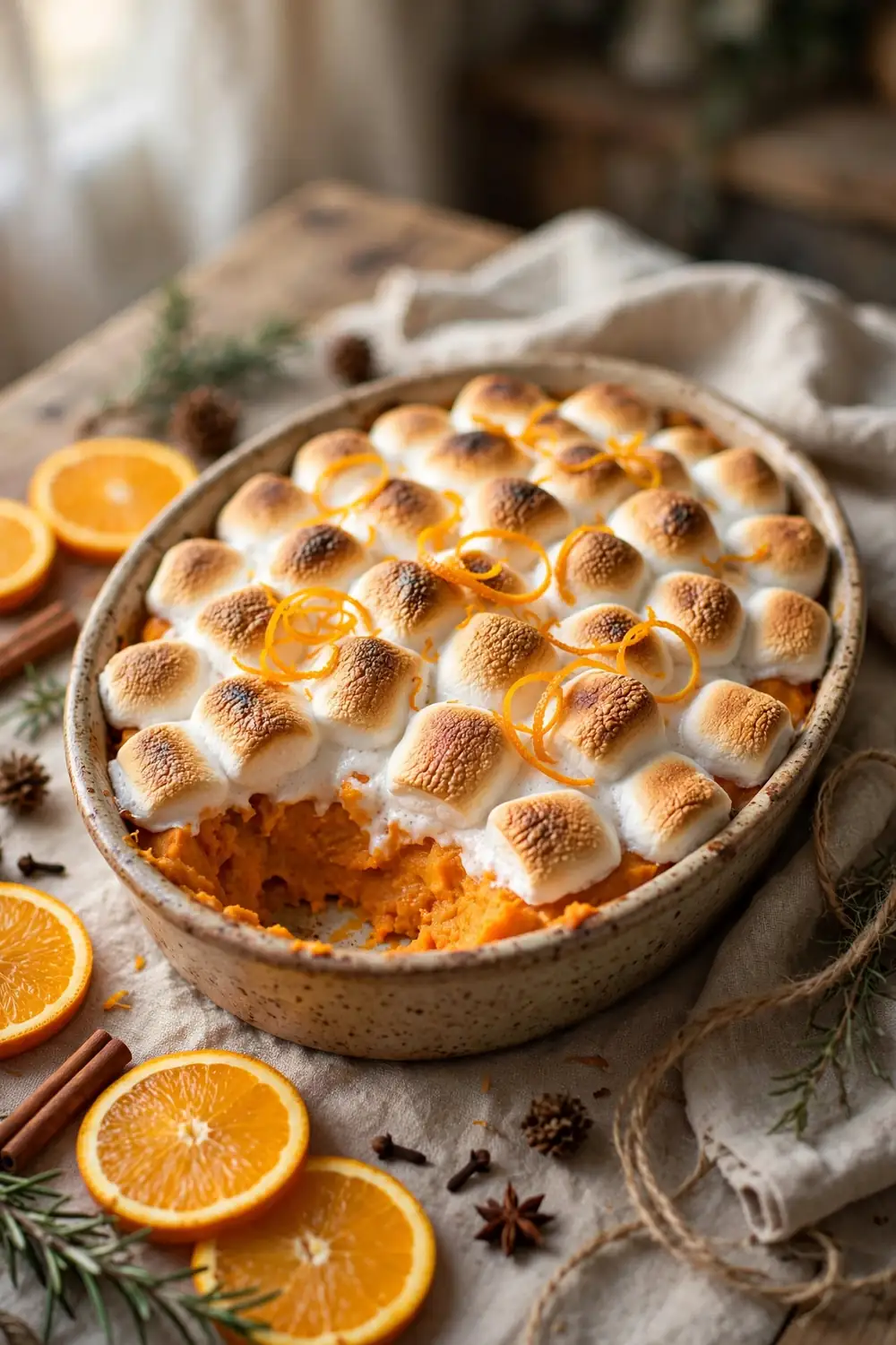 Sweet potato casserole with marshmallows 14