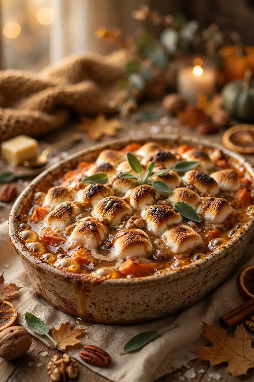 Sweet potato casserole with marshmallows 21