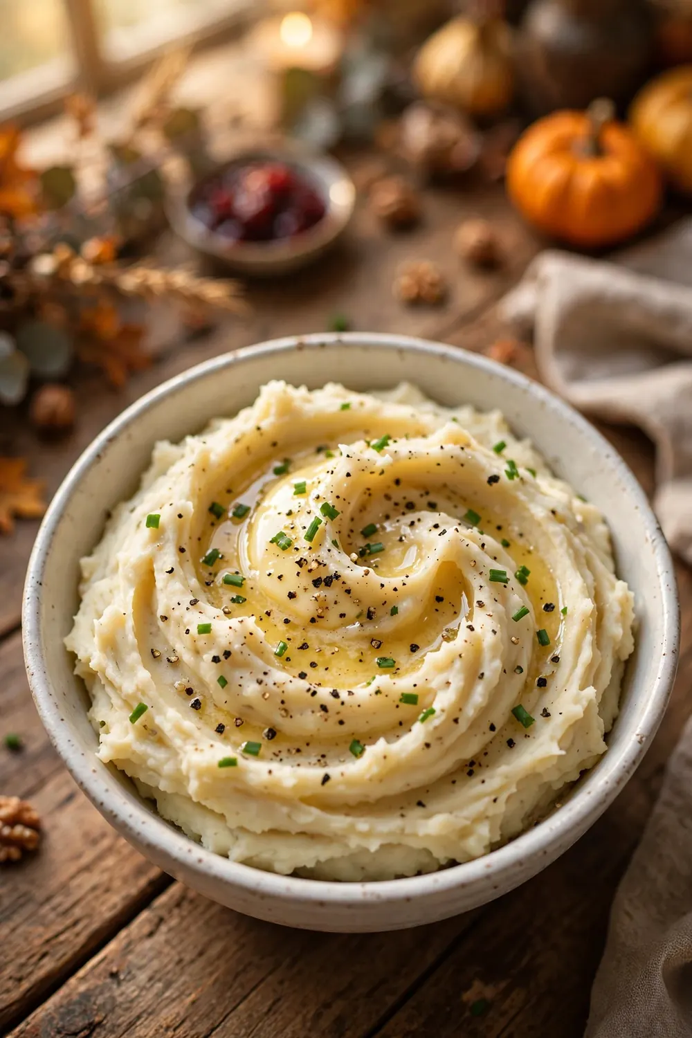 Creamy mashed potatoes, easy thanksgiving sides recipe