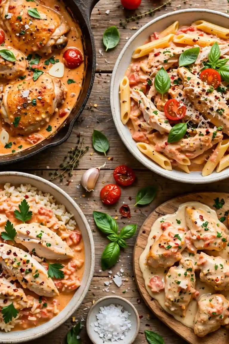 23 Creamy Tomato Garlic Chicken for a Cozy Dinner Favorite