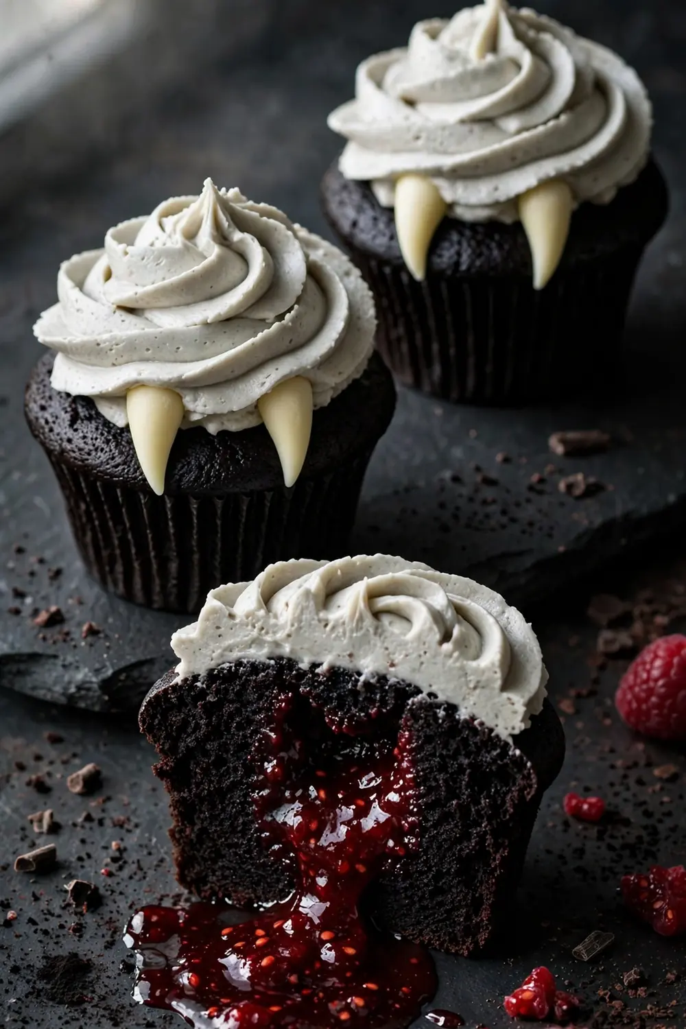 vampire bite cupcakes 02