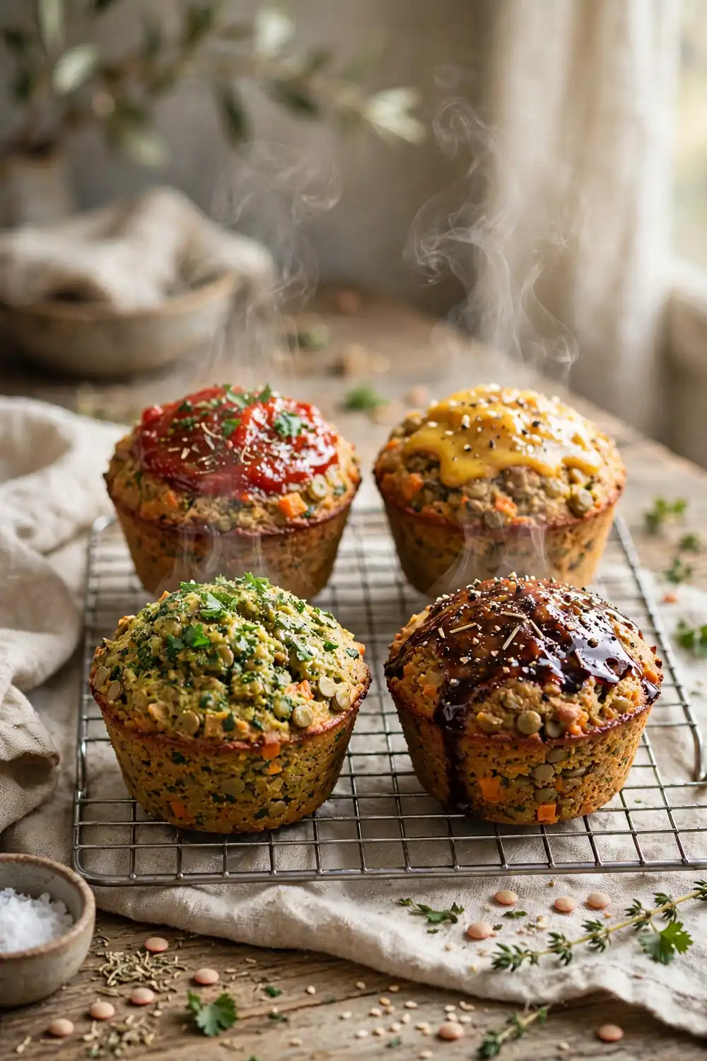 Vegan lentil loaf