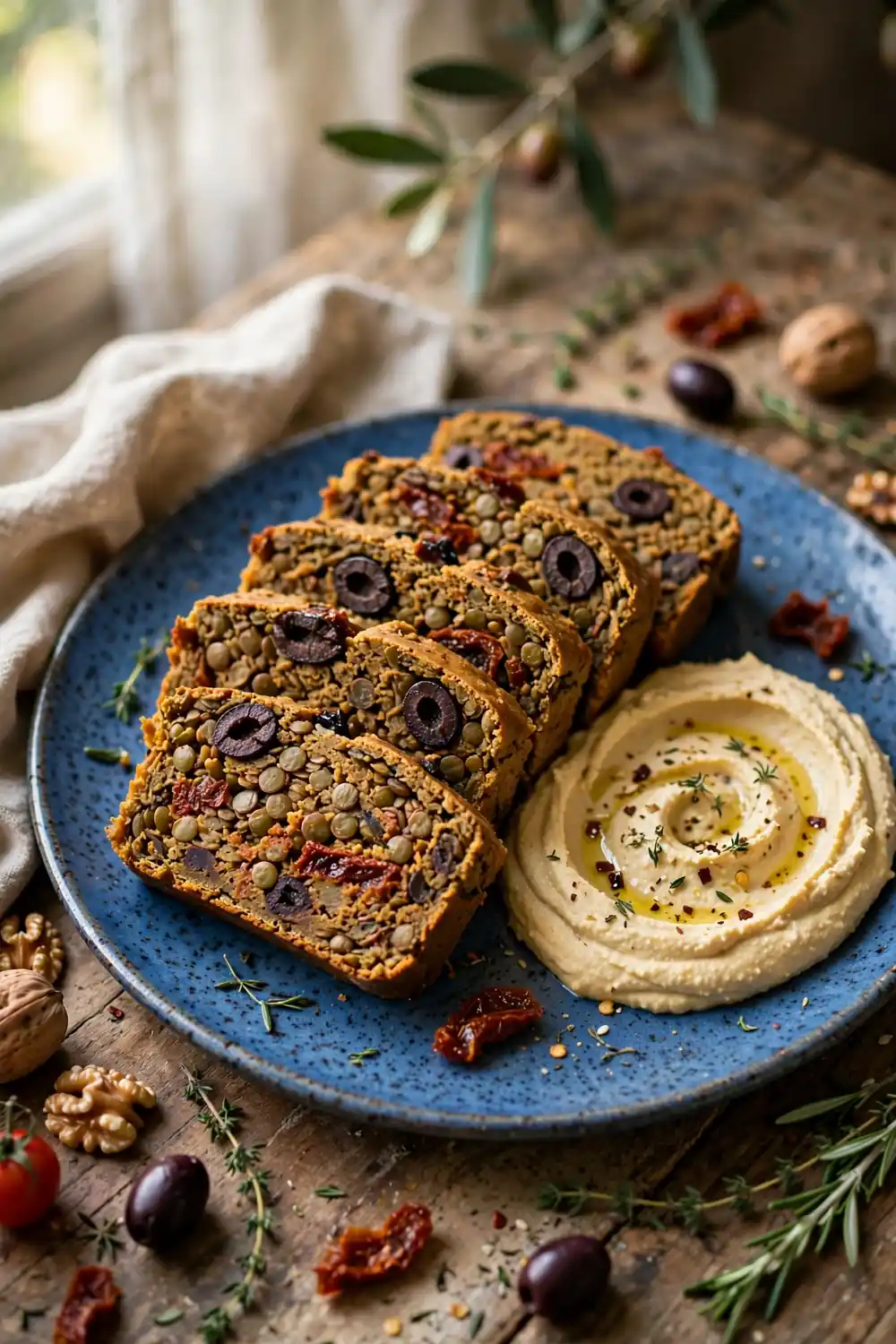 Vegan lentil loaf