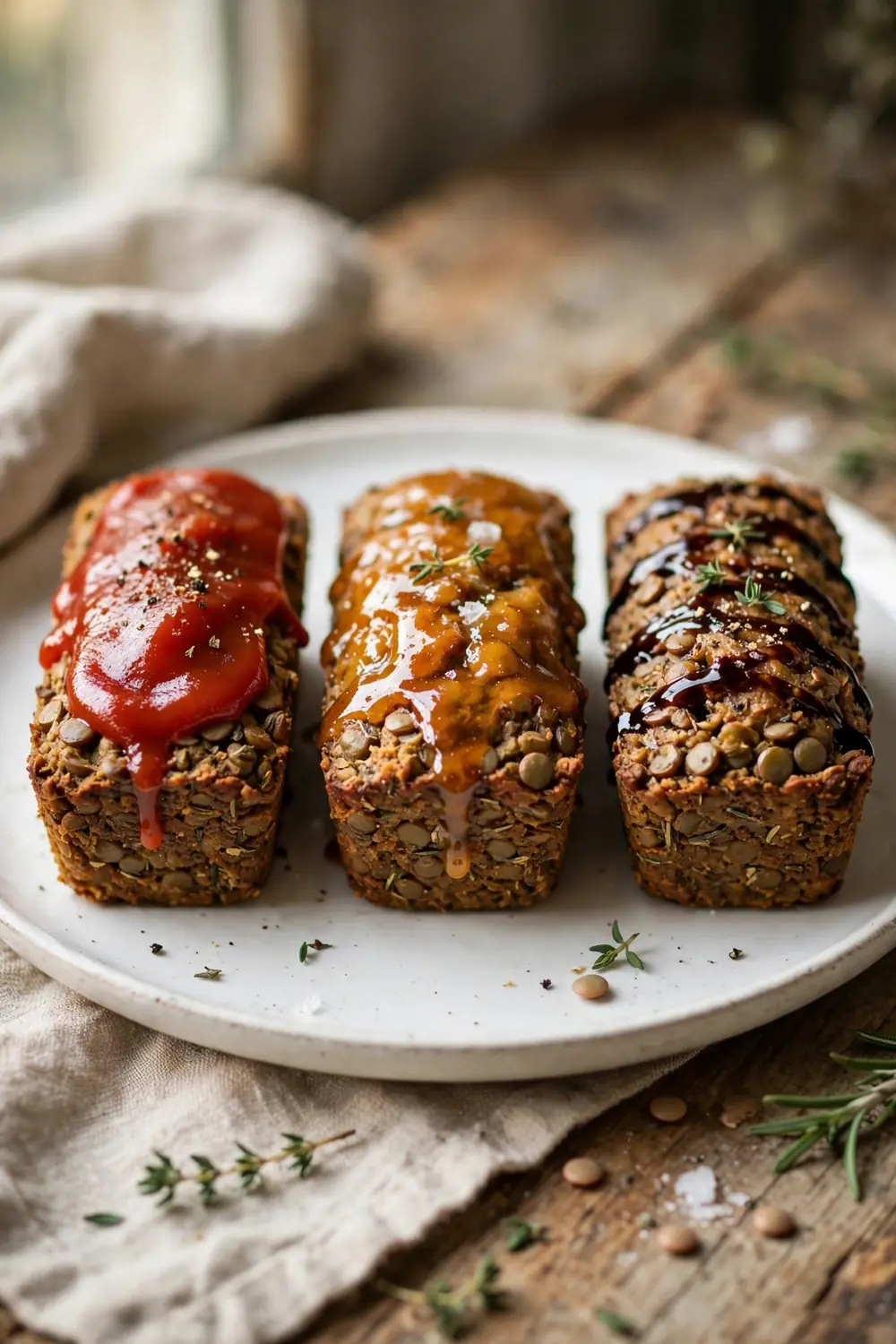 Vegan lentil loaf