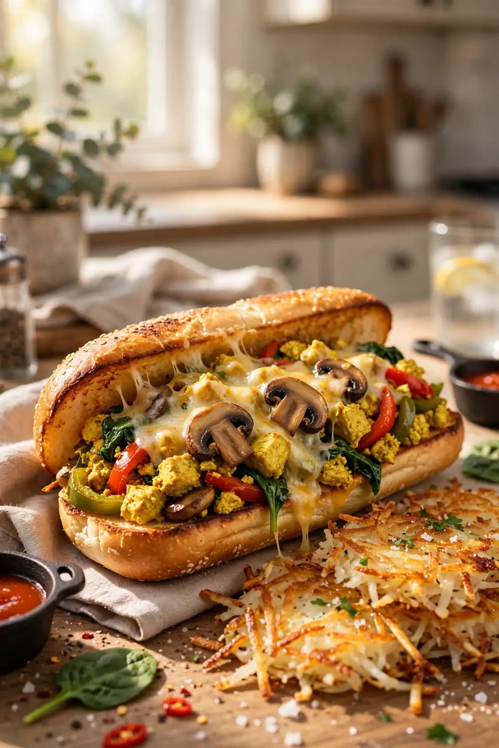 vegan philly cheesesteaks 17