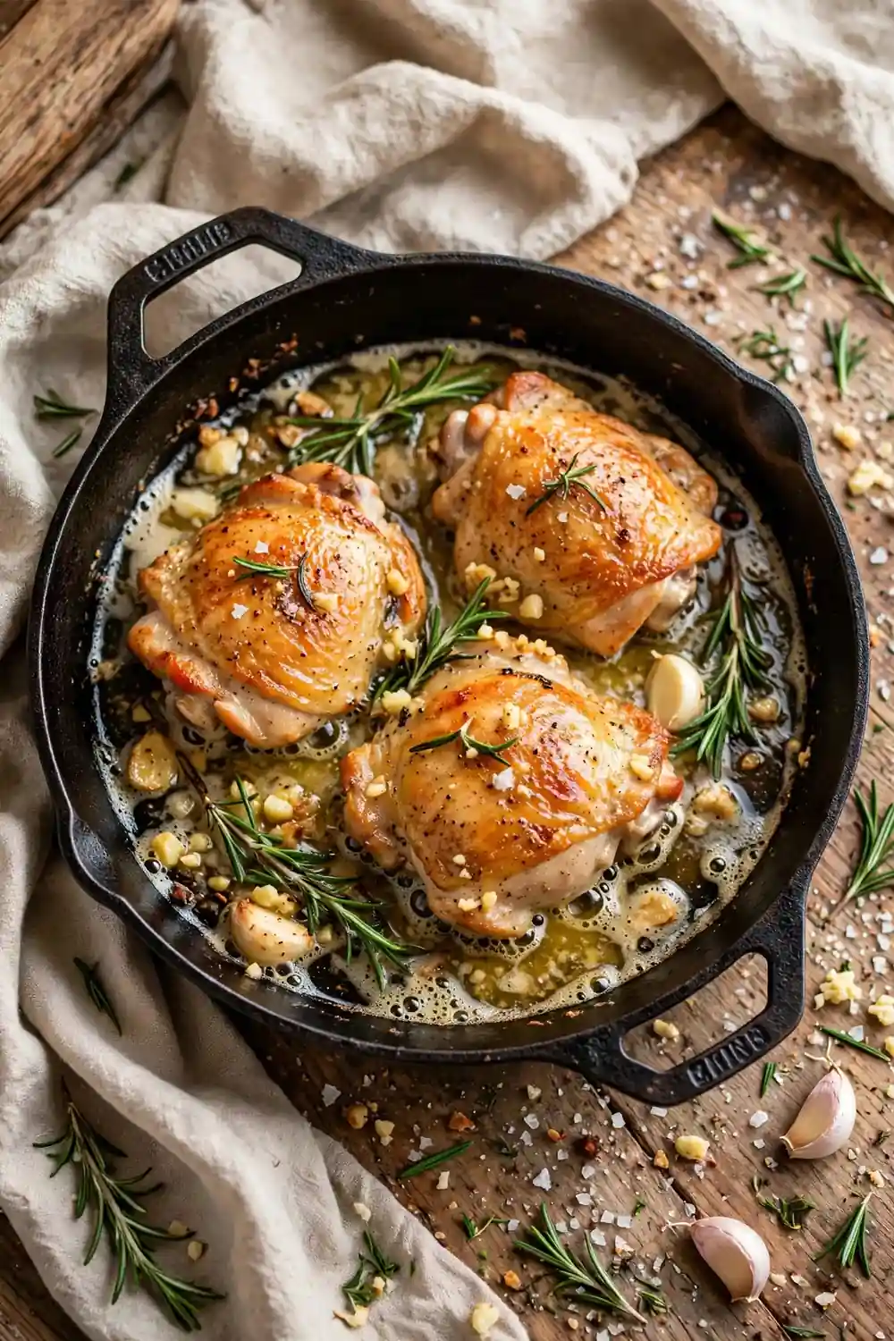 Garlic Butter Chicken Thighs