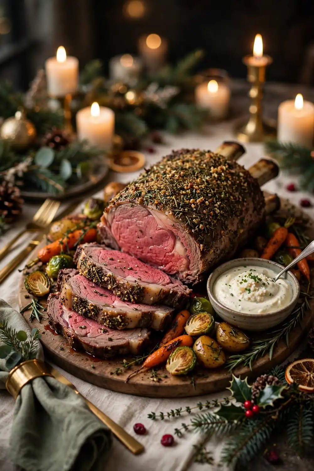 Herb-Crusted Prime Rib