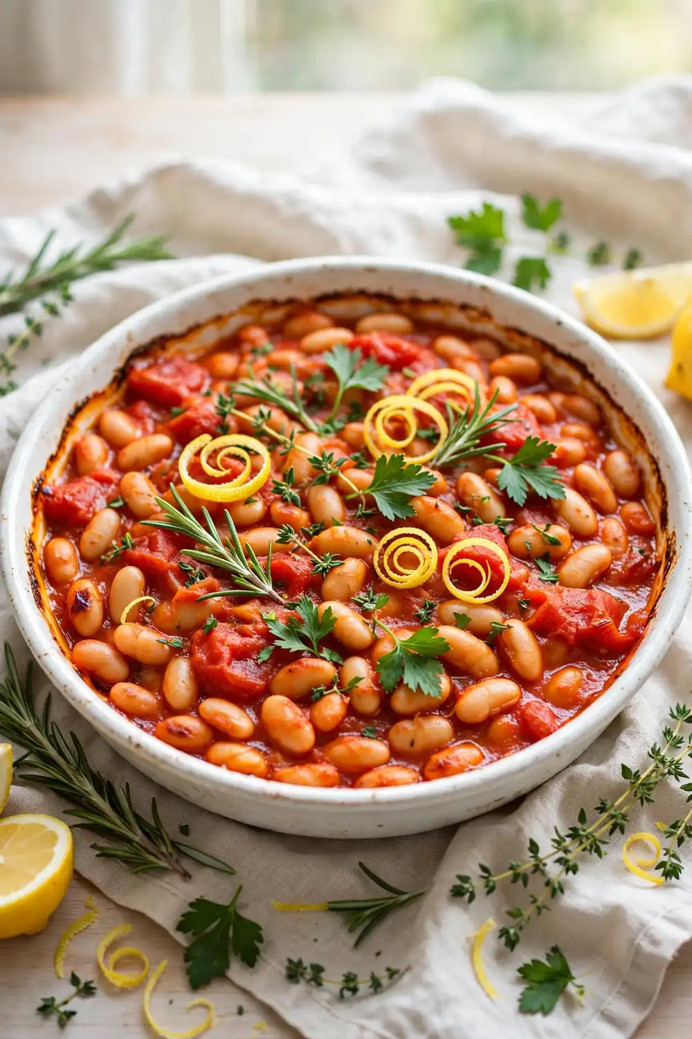white bean tomato bake 05