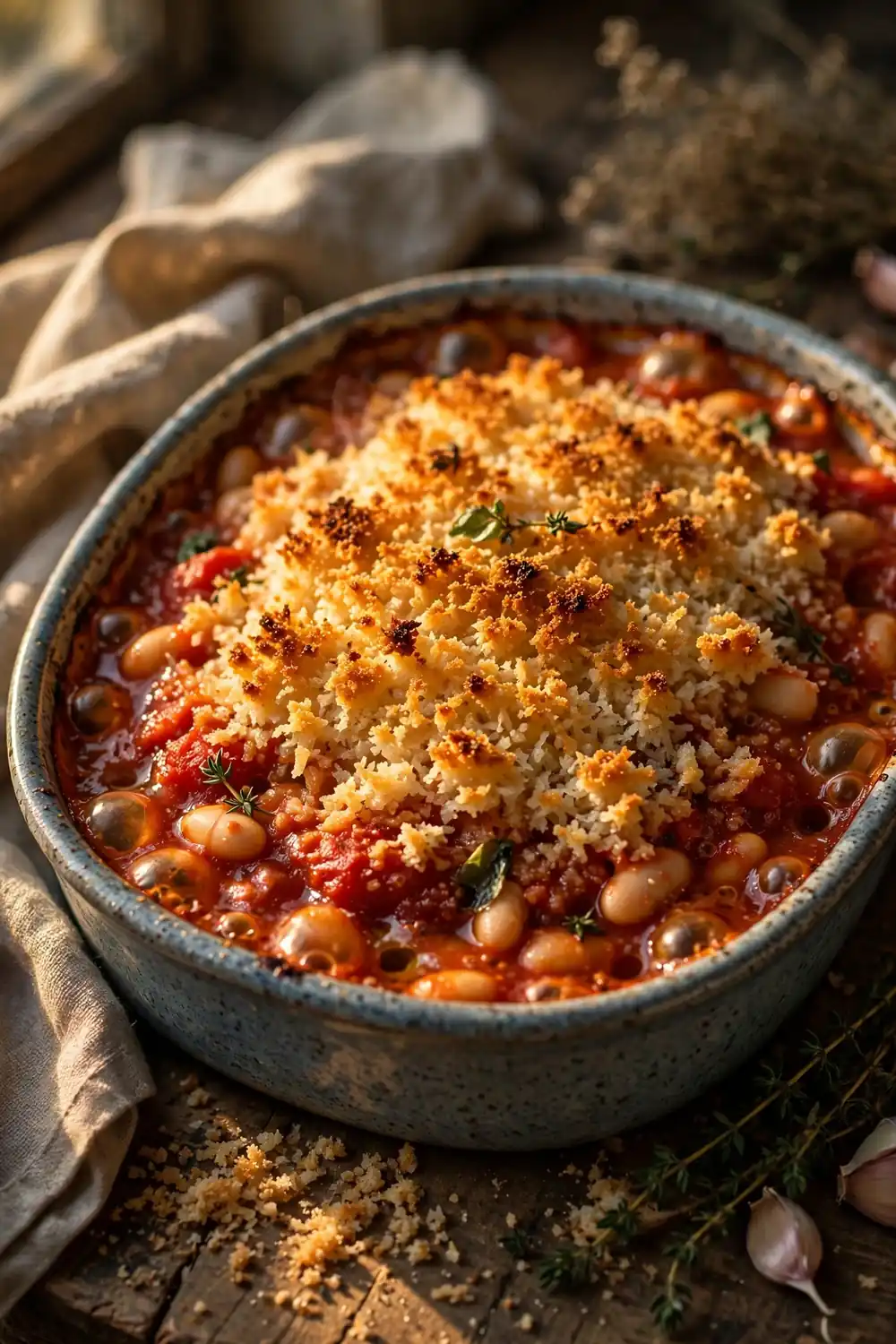 white bean tomato bake 11