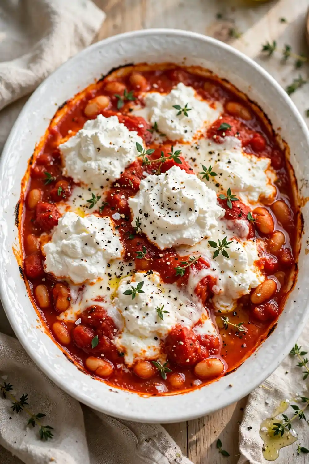 white bean tomato bake 13